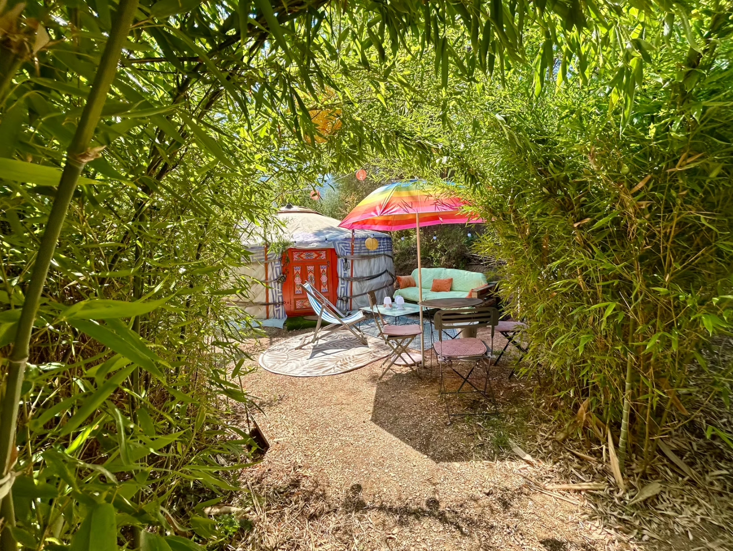 Yourte Nature à Abriscadabra, Montesquieu-des-Albères